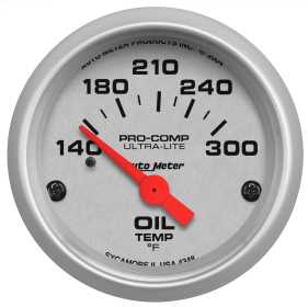 Ultra-Lite® Electric Oil Temperature Gauge 4348